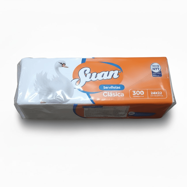 Servilletas Clásicas Swan - Paquete Familiar 300 Unidades 1