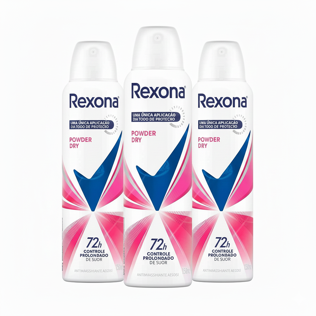 Rexona Powder Dry Antitranspirante en Spray 150 ml - 72h de Protección Eficaz 2