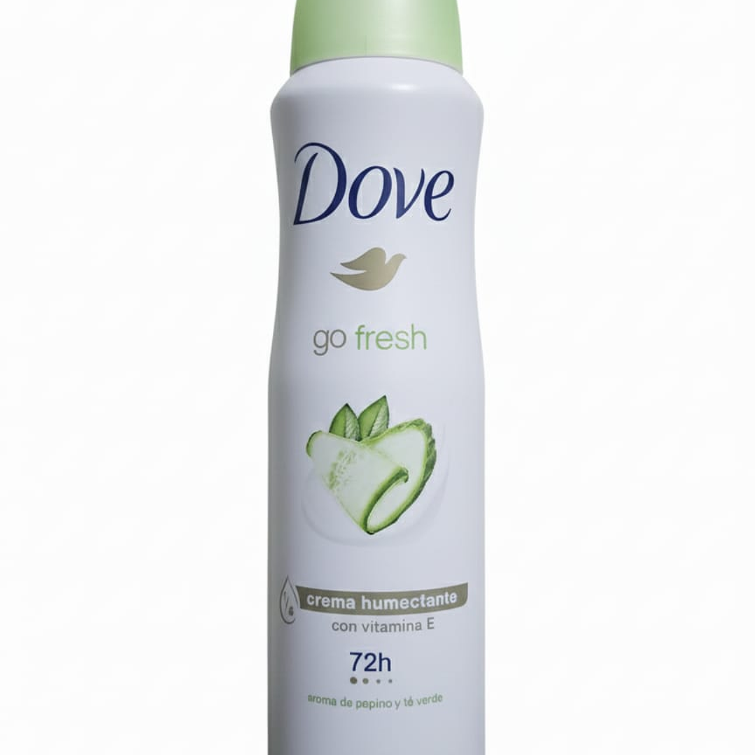 Dove Go Fresh Desodorante Spray 150 ml - Aroma Pepino y Té Verde con Crema Humectante 1