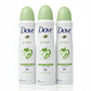 Dove Go Fresh Desodorante Spray 150 ml - Aroma Pepino y Té Verde con Crema Humectante - Miniatura 2