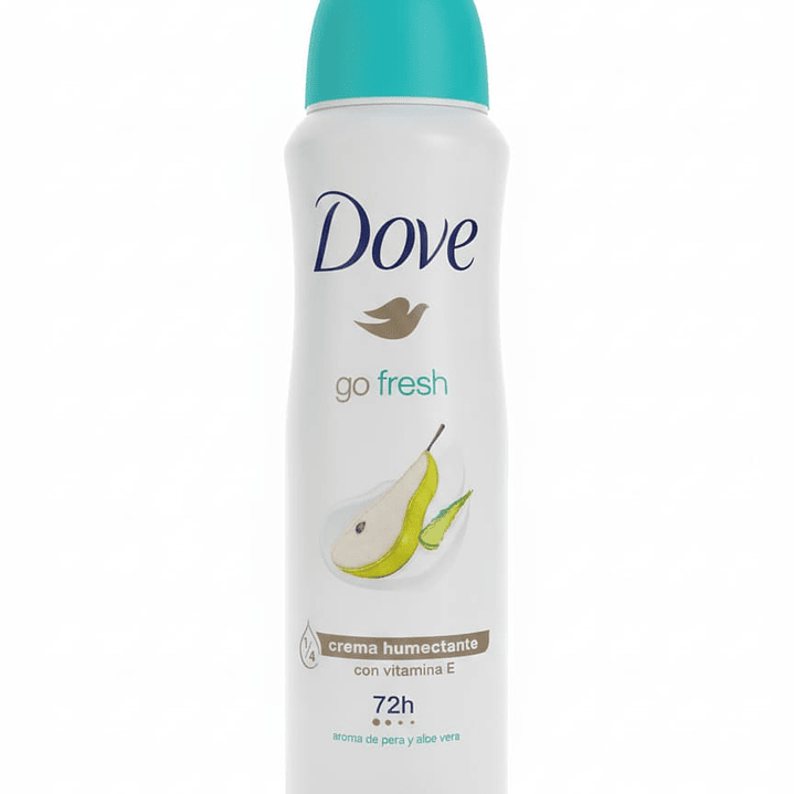 Dove Go Fresh Desodorante Spray 150 ml - Aroma Pera y Aloe Vera con Crema Humectante 1