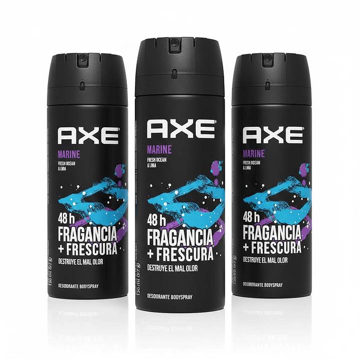 Axe Marine 150 ml - Fragancia Fresh Ocean y lima 2
