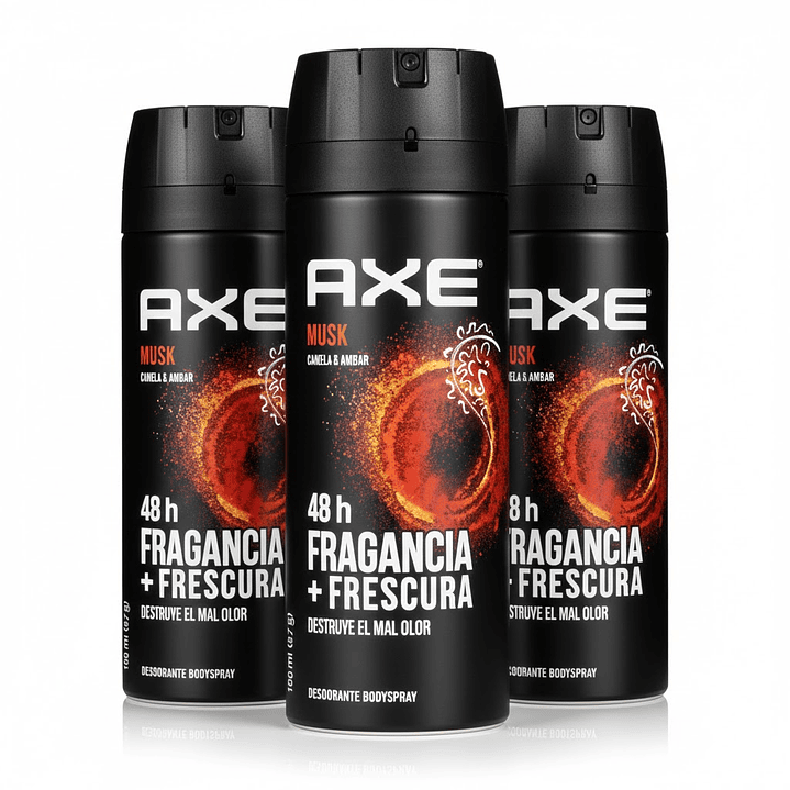 Axe Musk 150 ml - Fragancia canela y ámbar 2