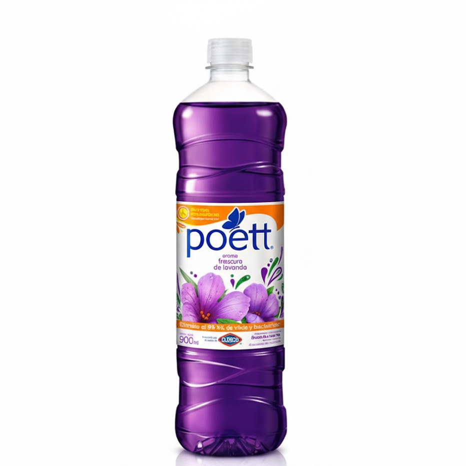 Limpiador Líquido Aromatizante Poett 900 Ml - Lavanda 1