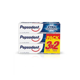 Pack Pasta Dental Pepsodent Xtra Whitening 3x2 - 90g