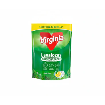Virginia Lavalozas Limón Citrus Biodegradable 1L 1