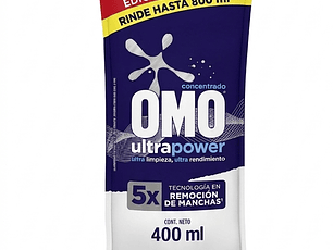 Omo Ultra Power Concentrado 400ml