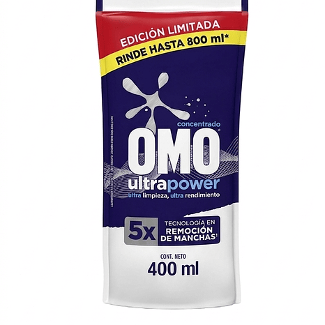 Omo Ultra Power Concentrado 400ml 1