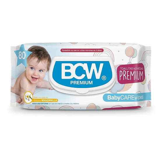 Toallitas Húmedas BCW Premium – 160 Unidades 1