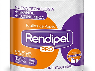 Toalla de Papel Rendipel Pro Institucional (170 Metros)