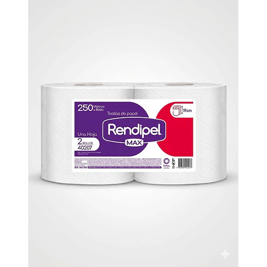 Toallas de Papel Rendipel Max - Pack 2 Rollos 1