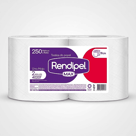 Toallas de Papel Rendipel Max - Pack 2 Rollos 1