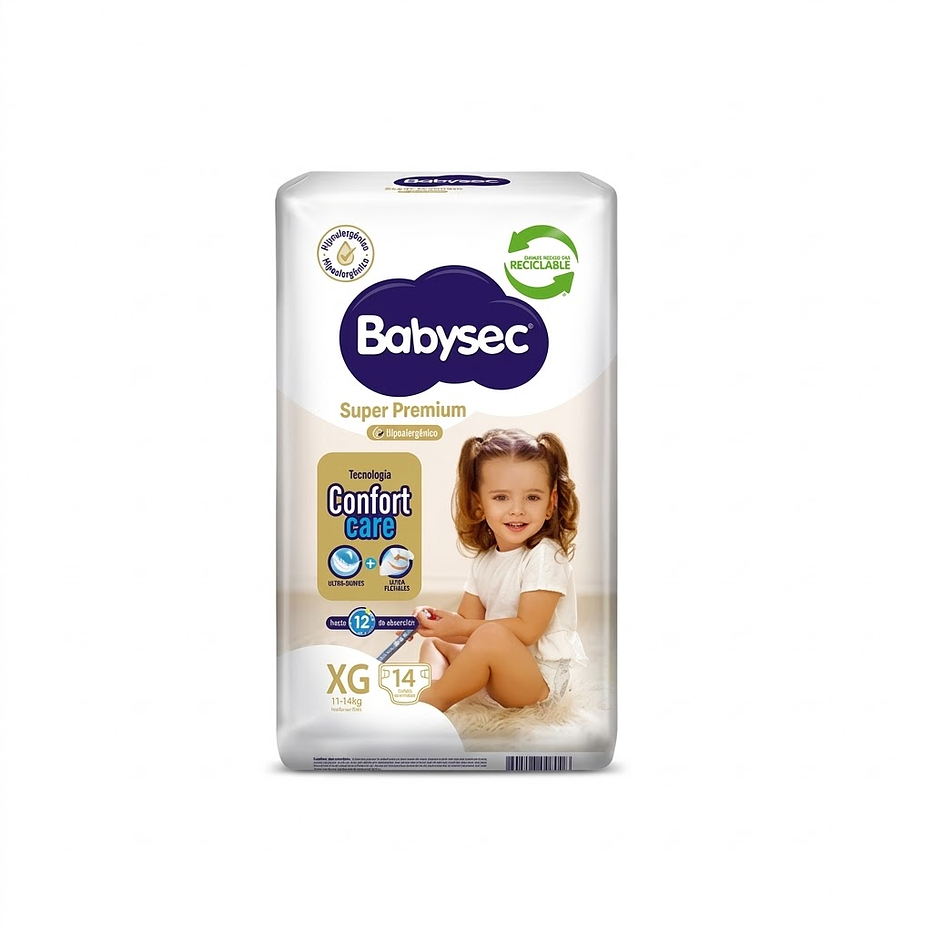 Pañal Quincenales Babysec Super Premium 1