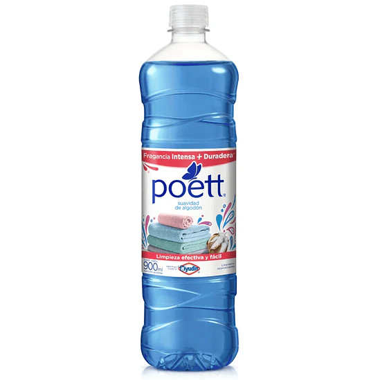 Limpiador Líquido Aromatizante Poett 900 Ml - Suavidad de algodón 1