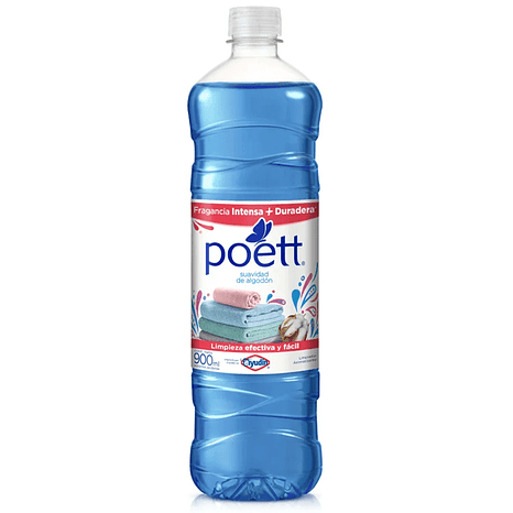 Limpiador Líquido Aromatizante Poett 900 Ml - Suavidad de algodón 1