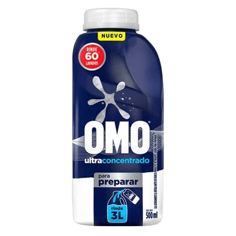 Omo Detergente Líquido para Diluir 500 ml 1