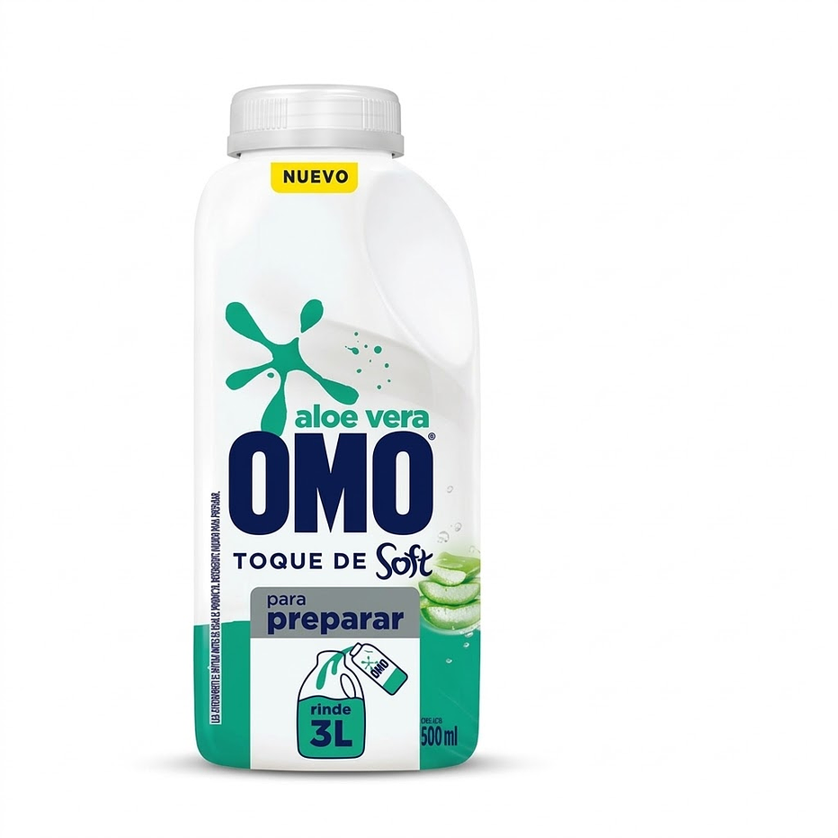 Omo Detergente Líquido para Diluir Aloe 500 ml 1