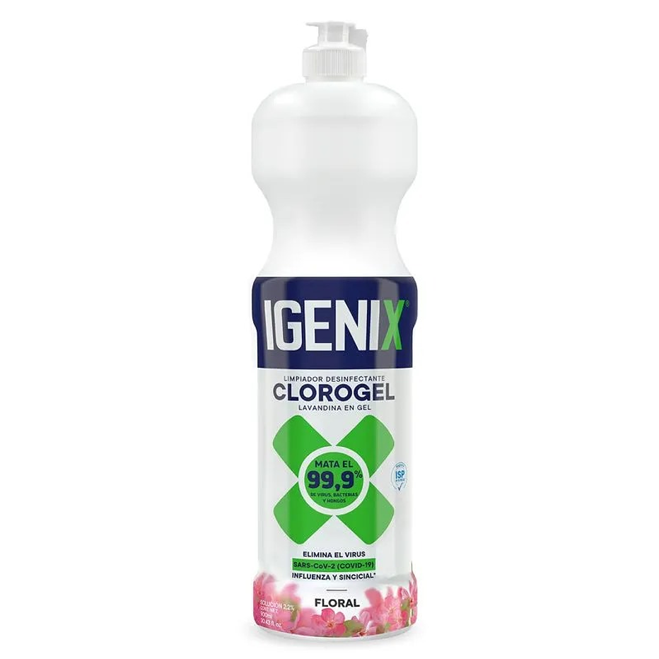 Limpiador Desinfectante Igenix Clorogel Floral 900ml 1