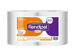 Toalla de Papel Rendipel Pro - Pack 2 Rollos (380 metros )