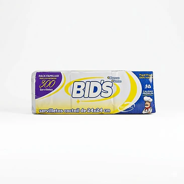 Servilletas Bid's Pack Familiar 300 Un 1