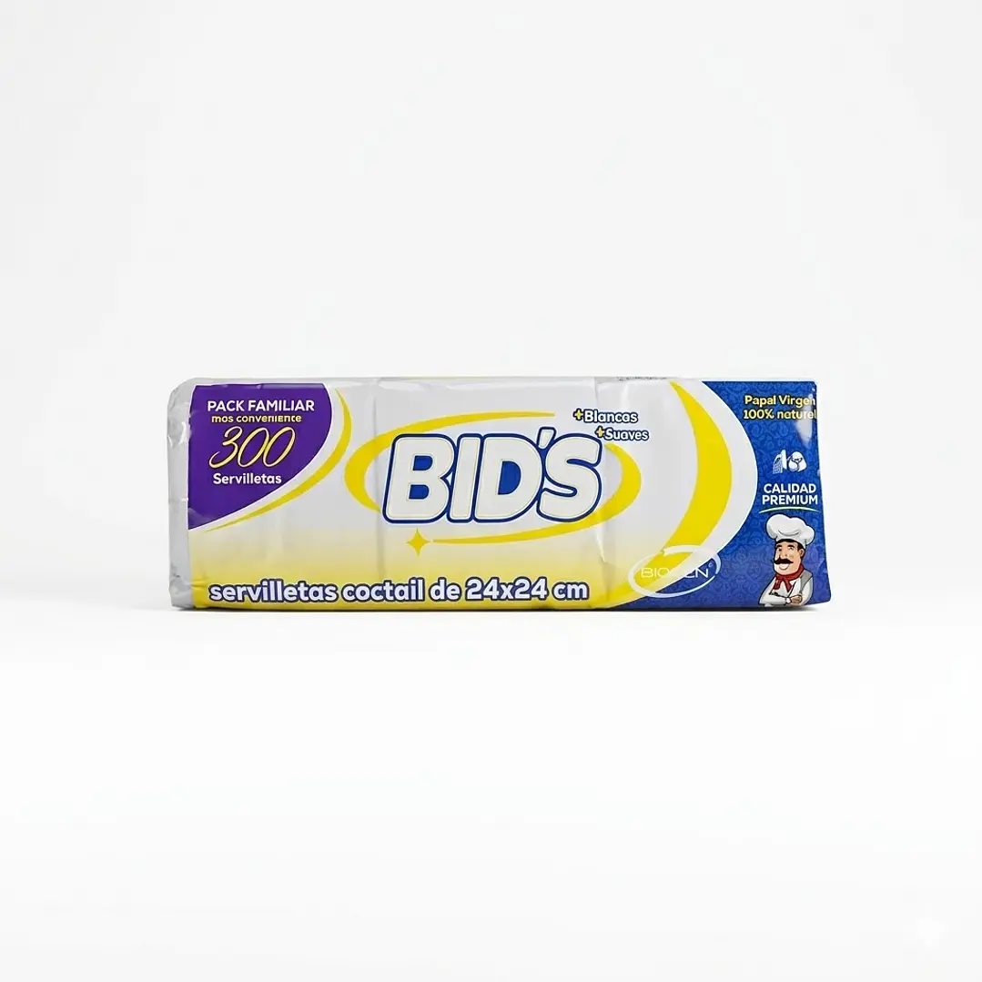 Servilletas Bid's Pack Familiar 300 Un 1