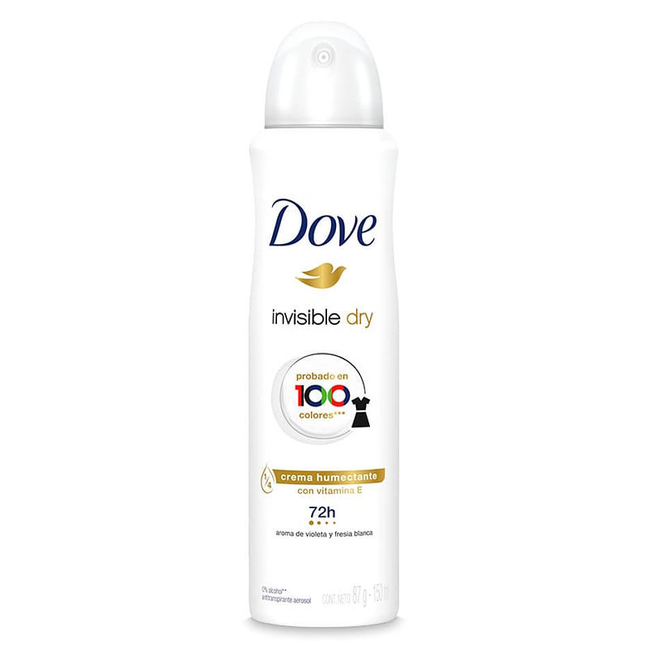 Dove Invisible Dry Violeta 150ml -  72h 1