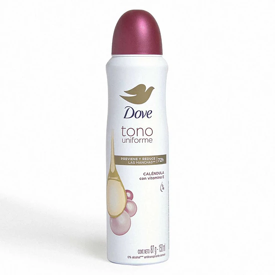 Dove Aerosol Tono Uniforme 150ml - 48h 1