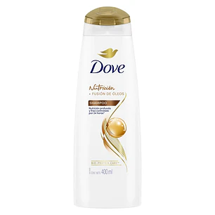 Shampoo Dove Nutrición + Fusión de Óleos 400ml