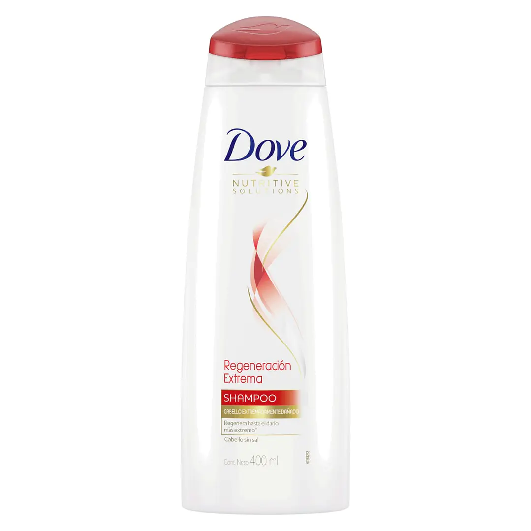 Dove Shampoo Regeneración Extrema 400ml 1