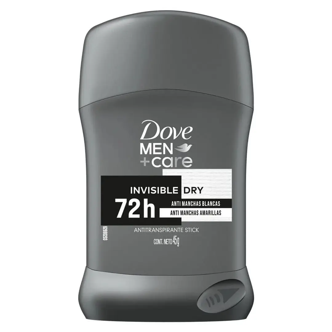 Desodorante Dove Men Invisible Dry 45g - 72h Anti Manchas 1