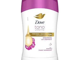 Dove Barra Tono Uniforme Orquídeas 45g - 72h
