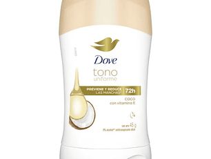 Desodorante Dove Tono Uniforme Coco 45g - 72h