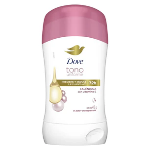 Desodorante Dove Tono Uniforme Caléndula 45g - 72h