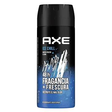 Axe Body Spray 150ml -  48h Fragancia + Frescura Ice Chill 1