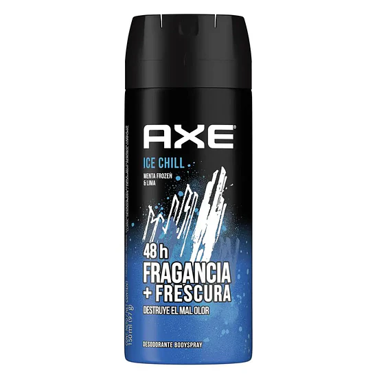 Axe Body Spray 150ml -  48h Fragancia + Frescura Ice Chill 1