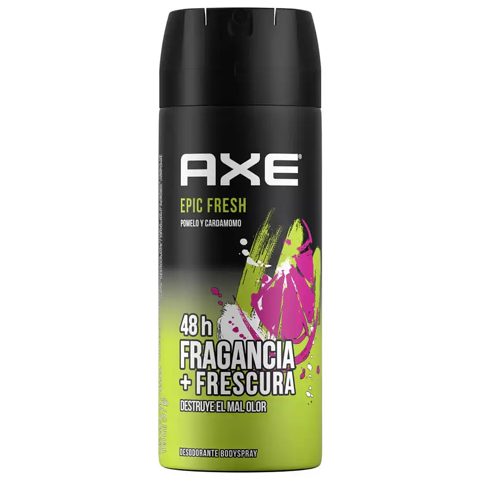 Axe Body Spray 150ml - 48h Fragancia + Frescura Epic Fresh 1
