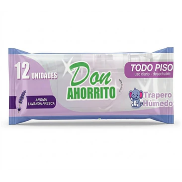 Trapero Húmedo Don Ahorrito 12 Unid- Lavanda 1