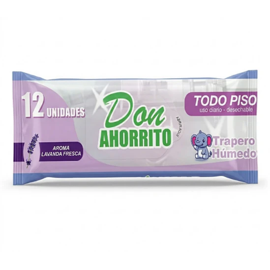 Trapero Húmedo Don Ahorrito 12 Unid- Lavanda 1