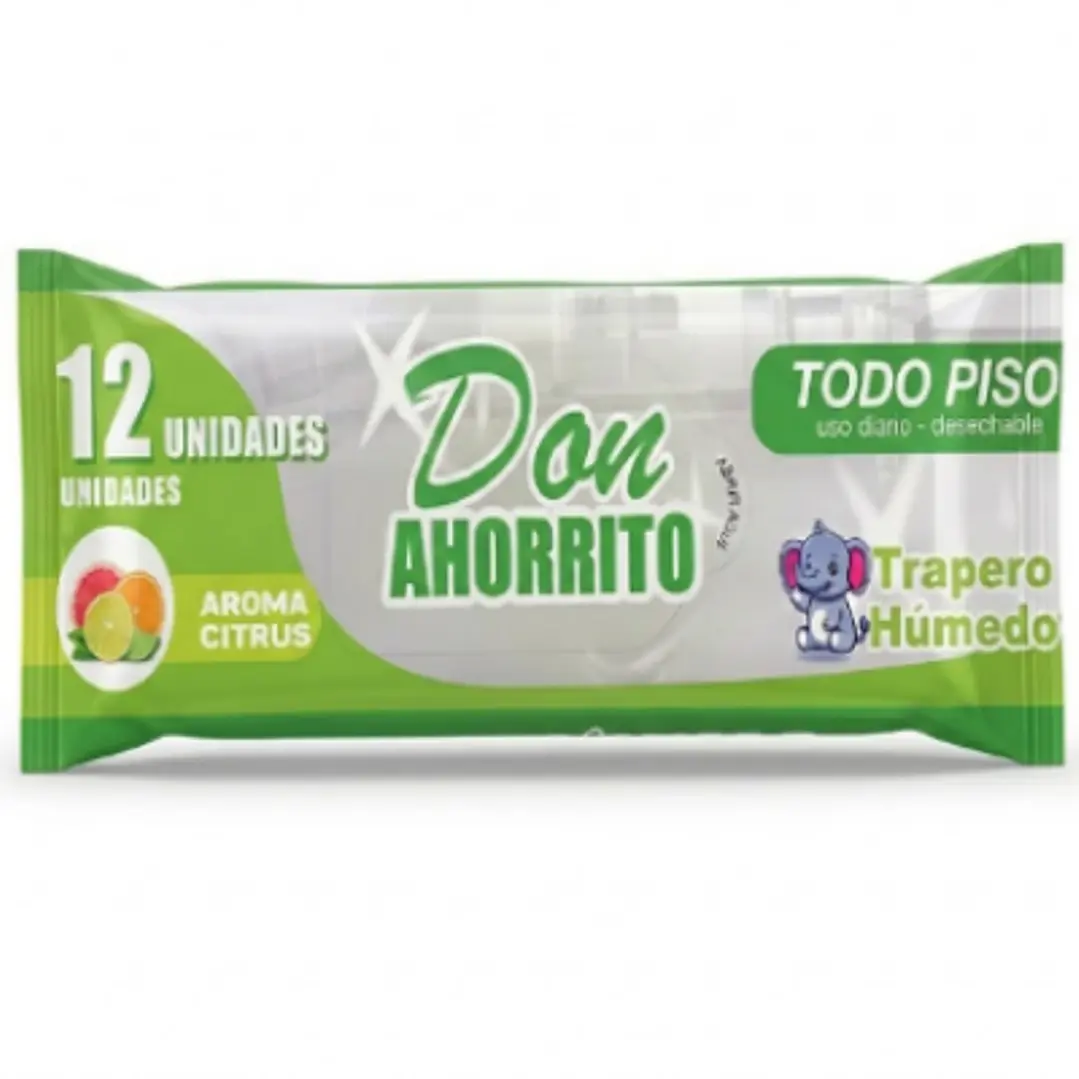 Trapero Húmedo Don Ahorrito 12 Unid - Citrus 1