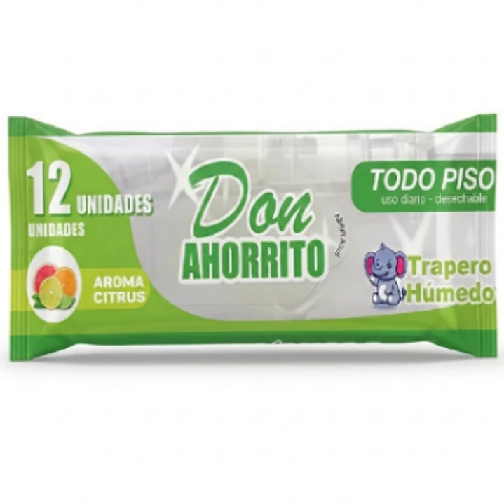 Trapero Húmedo Don Ahorrito 12 Unid - Citrus 1