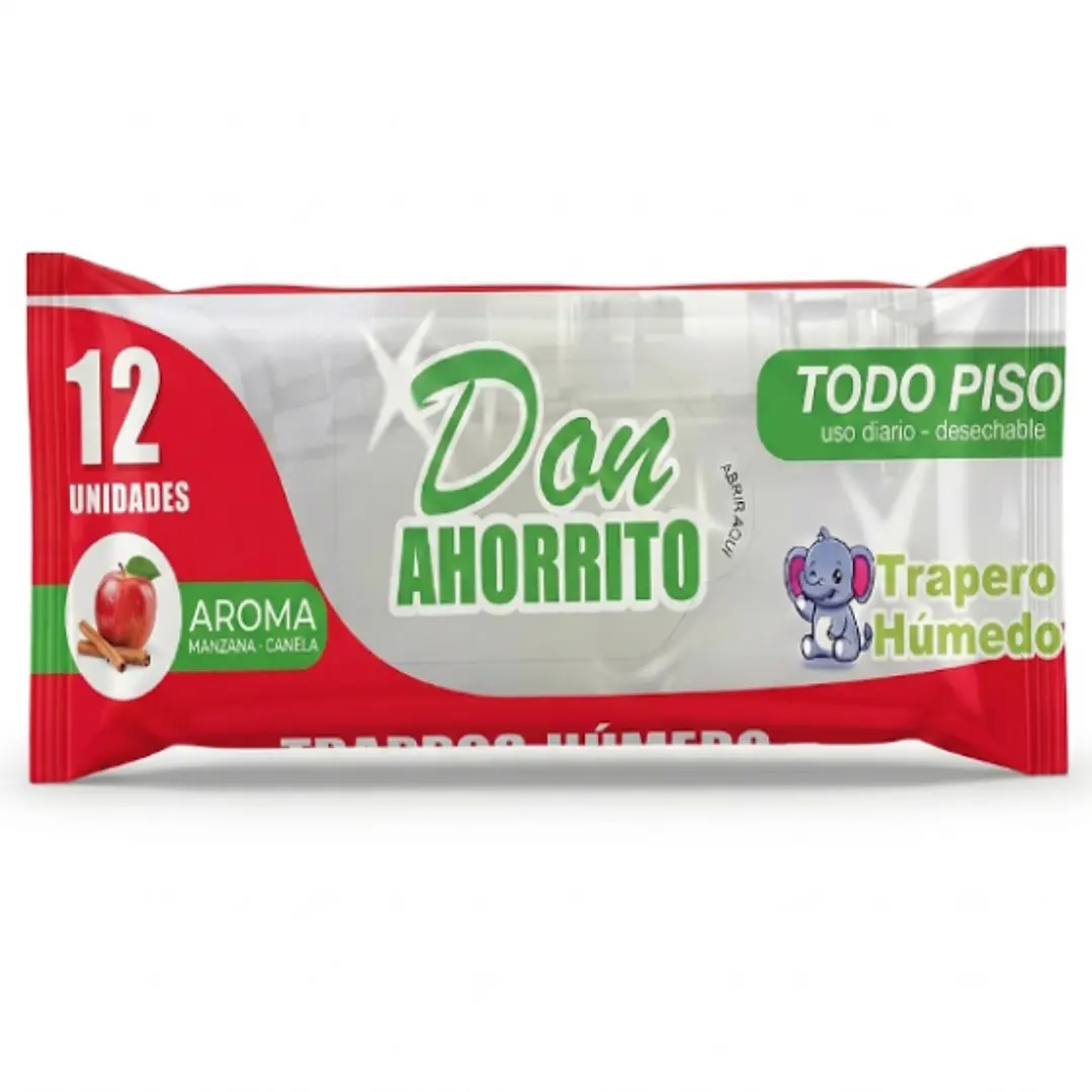 Trapero Húmedo Don Ahorrito 12 Unid - Manzana Canela 1