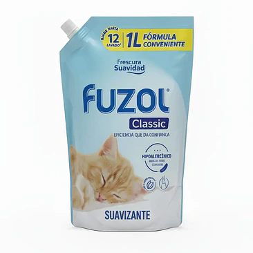 Suavizante Fuzol 1L - Hipoalergénico Classic 1