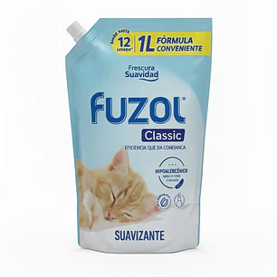 Suavizante Fuzol 1L - Hipoalergénico Classic