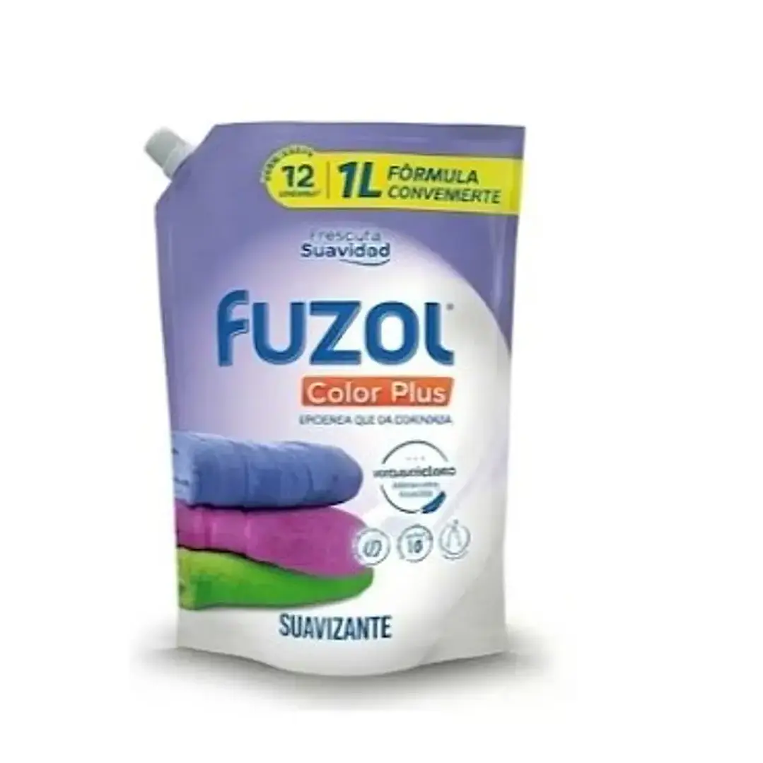 Suavizante Fuzol 1L - Hipoalergénico Color Plus 1