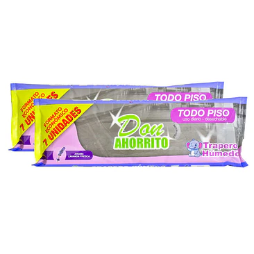 Trapero Humedo Don Ahorrito 7 Und - Lavanda 1