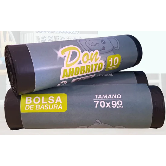 Bolsas de Basura Don Ahorrito 70x90 10Un (1 Paquete) 1