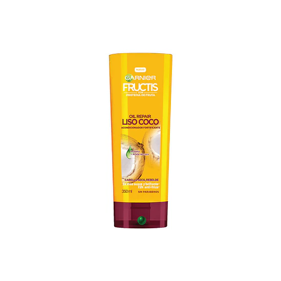 Acondicionador Fructis Oil Repair Liso Coco 350 ml  1
