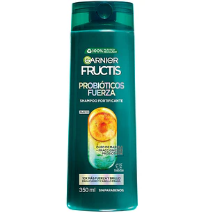 Shampoo Fructis Probióticos Fuerza 350 ml