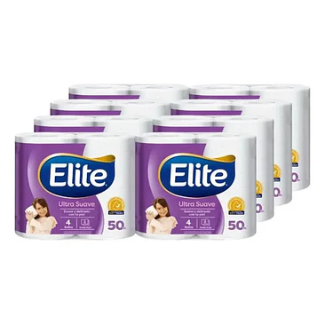 Manga Papel Higiénico Elite Ultra Doble Hoja 32 Rollos X 50m 1