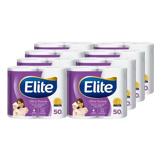 Manga Papel Higiénico Elite Ultra Doble Hoja 32 Rollos X 50m 1